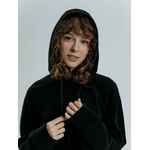 Худи унисекс PRIMA VISTA, черное, размер S