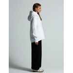 Толстовка унисекс оверсайз ZIPPY, белая, размер XS/S