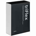 Складная станция беспроводной зарядки TRIFLEX, черная