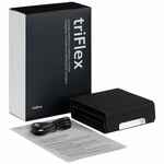 Складная станция беспроводной зарядки TRIFLEX, черная