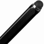 Вечный карандаш QUARTA со стилусом и уровнем, черный