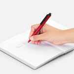 Ручка шариковая INFORMA, металлик, красная