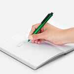 Ручка шариковая INFORMA, металлик, зеленая