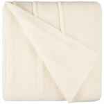 Плед NESSONA ALPACA, белый (ванильный)