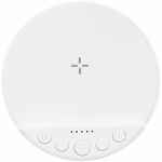 BLUETOOTH-колонка с беспроводной зарядкой RELAXTIME, белая