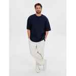 Джемпер с коротким рукавом SILUETTI VOLUMICA, темно-синий, размер XS/S