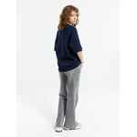 Джемпер с коротким рукавом SILUETTI VOLUMICA, темно-синий, размер XS/S