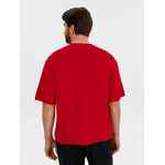 Джемпер с коротким рукавом SILUETTI VOLUMICA, красный, размер XS/S