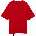 Джемпер с коротким рукавом SILUETTI VOLUMICA, красный, размер XS/S