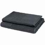 Полотенце FARBE, большое, темно-серое