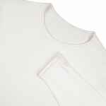 Лонгслив унисекс SILUETTI FUORI, молочно-белый, размер S/M