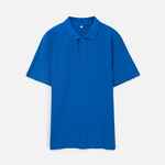 Рубашка поло унисекс TERVISE, ярко-синяя, размер S