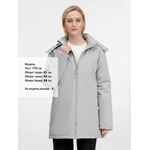 Куртка-парка унисекс SFERA, светло-серая, размер M