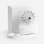 Увлажнитель-ароматизатор STEAM SPIN, белый с серым