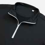 Свитшот на молнии из бифлекса MORFISS, черный, размер XS/S