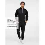 Свитшот на молнии из бифлекса MORFISS, черный, размер XS/S