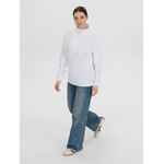 Свитшот на молнии из бифлекса MORFISS, белый, размер XS/S