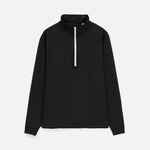 Свитшот на молнии из бифлекса MORFISS, черный, размер XS/S