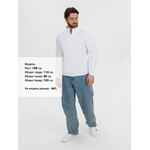 Свитшот на молнии из бифлекса MORFISS, белый, размер XS/S