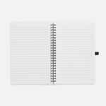 Блокнот на пружине STONE LINE, белый