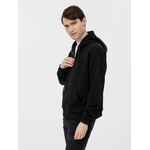 Толстовка унисекс оверсайз на молнии ZIPPY TERRY, черная, размер XS/S