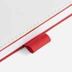 Ежедневник WHITE SHALL, недатированный, бело-красный