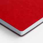 Ежедневник NEBRASKA FLEX, недатированный, красный с серебристым