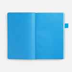 Ежедневник WHITE SHALL, недатированный, бело-голубой