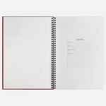 Ежедневник NOTERA MAXI, недатированный, красный