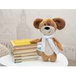 Мягкая игрушка BEASTIE TOYS, собачка с белым шарфом