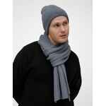 Шарф NOBILIS MONO, серый (стальной)