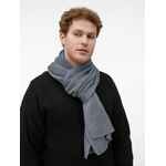 Шарф NOBILIS MONO, серый (стальной)