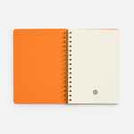 Ежедневник SPIRAL, недатированный, оранжевый