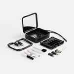 Набор для ухода за гаджетами с беспроводной зарядкой RULES, черный