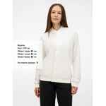 Бомбер унисекс NUPPU, молочно-белый, размер S