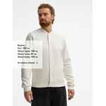 Бомбер унисекс ATMOSWEAR, молочно-белый, размер S