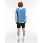 Манишка MEMBER, голубая с белым