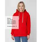 Толстовка с капюшоном UNIT KIRENGA HEAVY красная, размер XS