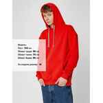 Толстовка с капюшоном UNIT KIRENGA HEAVY красная, размер XS