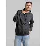 Толстовка с капюшоном SNAKE II черный меланж, размер XXL