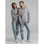 Толстовка с капюшоном SNAKE II серый меланж, размер 3XL