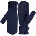 Варежки NORDKYN, темно-синие, размер S/M