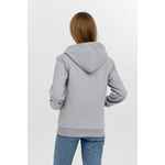 Толстовка на молнии KULONGA SHERPA, серый меланж, размер M