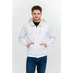 Толстовка на молнии KULONGA SHERPA, белая, размер S