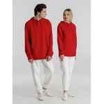 Толстовка с капюшоном унисекс HOODIE, красная, размер XS