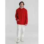 Толстовка с капюшоном унисекс HOODIE, красная, размер XS