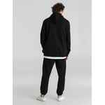 Толстовка с капюшоном унисекс HOODIE, черная, размер XS