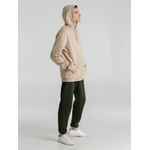 Толстовка с капюшоном унисекс HOODIE, бежевая, размер XS
