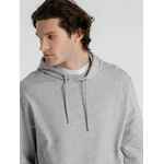 Толстовка с капюшоном унисекс HOODIE, серый меланж, размер XS
