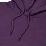 Толстовка с капюшоном унисекс HOODIE, фиолетовый меланж, размер XS